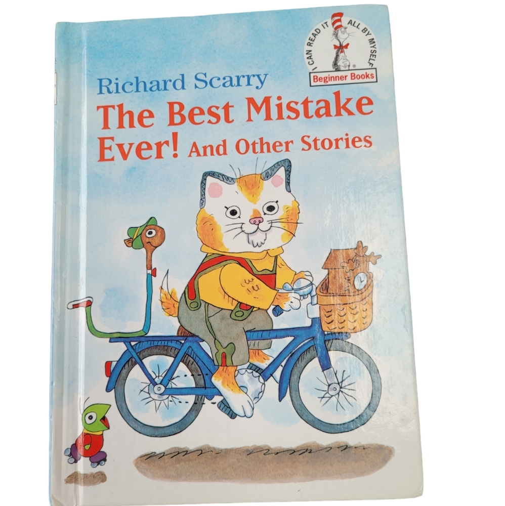 The Best Mistake Ever! And other stories by Richard Scarry-Hard Cover Book- 1984